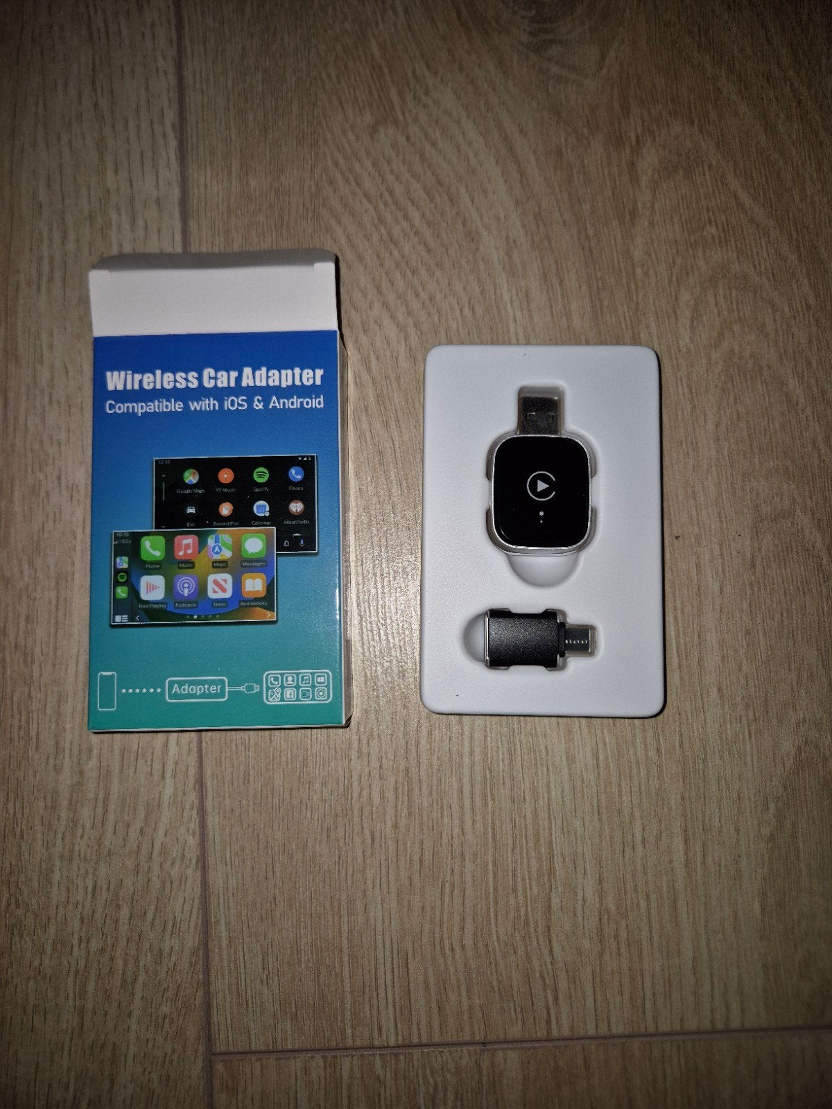 Draadloze CarPlay & Android Auto Dongle Adapter, Auto diversen, Auto-accessoires, Nieuw, Ophalen of Verzenden