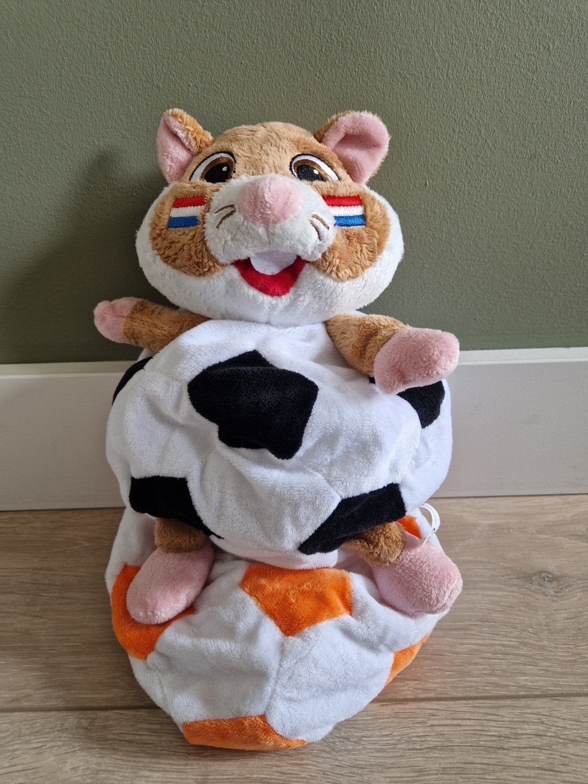 Albert Heijn Hamster Voetbal WK Knuffel, Albert Heijn, Hamster, Ophalen of Verzenden, Zo goed als nieuw