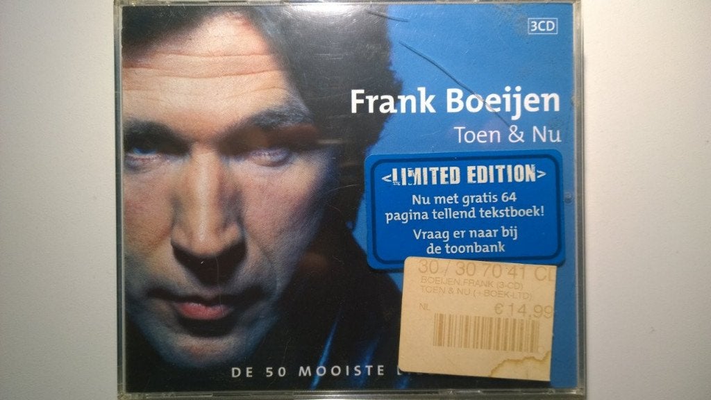 Frank Boeijen - Toen & Nu (Inclusief Lyrics Boek), Cd's en Dvd's, Ophalen of Verzenden, Zo goed als nieuw, Pop, Album