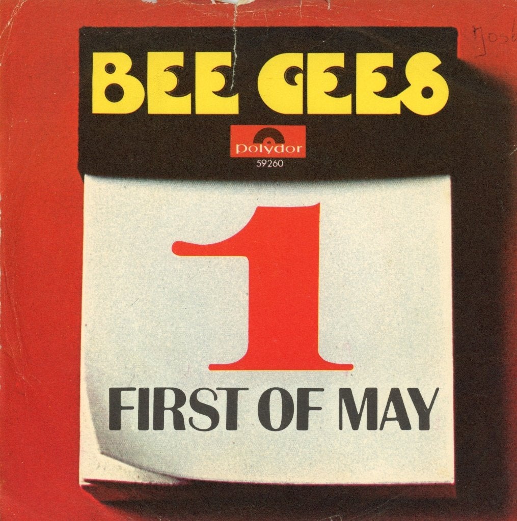 S Bee Gees - First of May, Cd's en Dvd's, Vinyl Singles, Gebruikt, Pop, Beschermende buitenhoes, Fotohoes, Inclusief binnenhoes