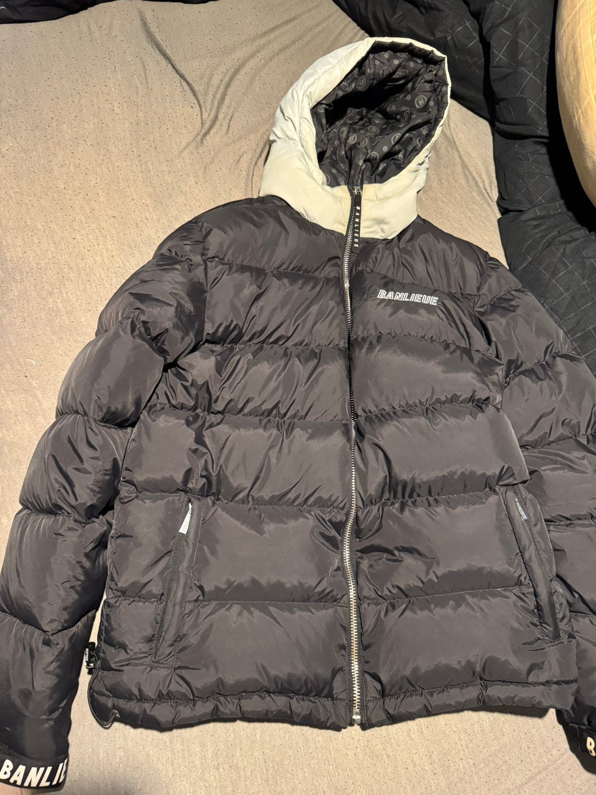 Banlieue winterjas maat M ( special edition ) black / grey, Kleding | Heren, Ophalen of Verzenden, Zo goed als nieuw, Maat 48/50 (M)