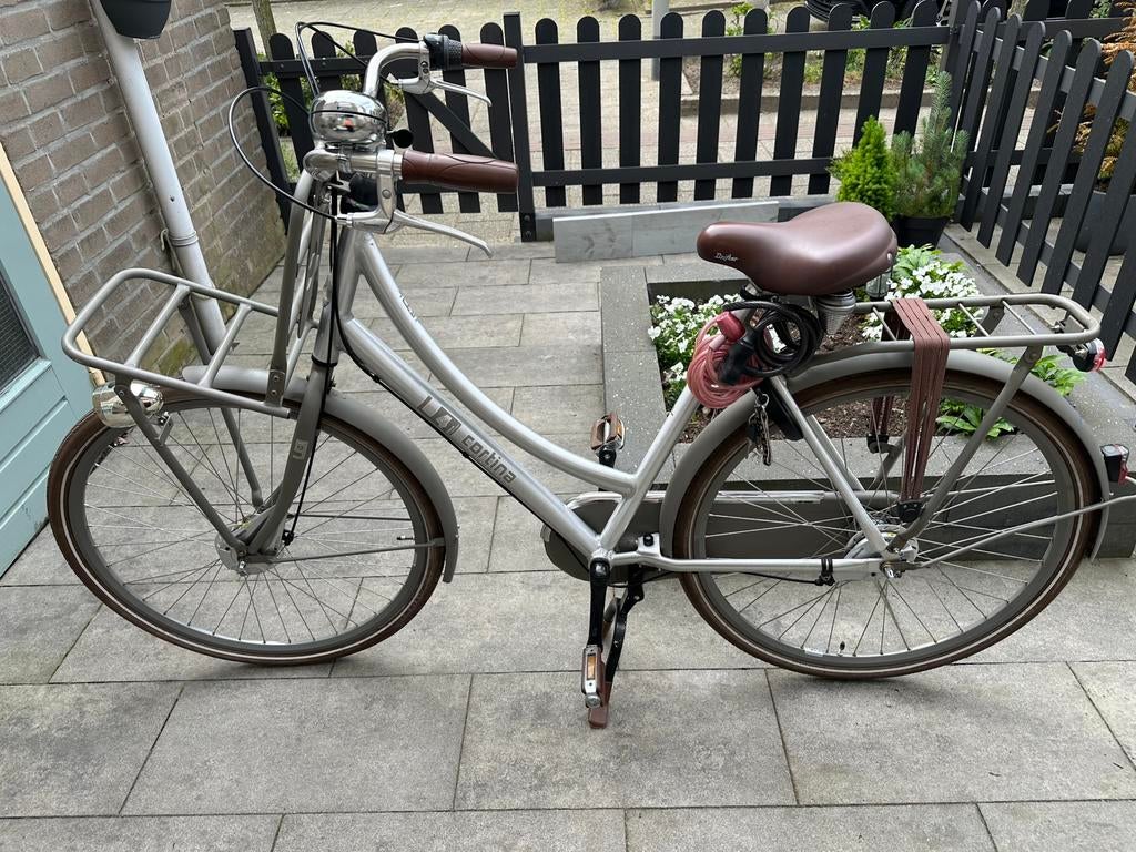 Cortina U4 dames transportfiets fm 54, Fietsen en Brommers, Fietsen | Dames | Damesfietsen, 53 tot 56 cm, Versnellingen, Zo goed als nieuw