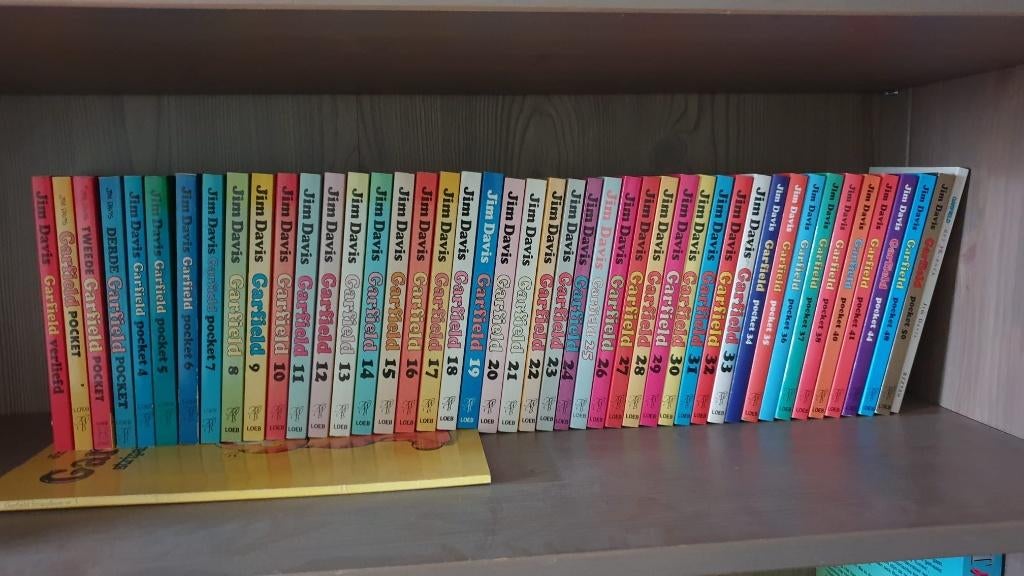 Garfield pockets, Gelezen, Complete serie of reeks, Ophalen of Verzenden, Jim Davis