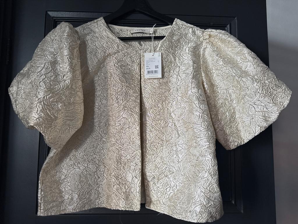 Costes La Fête Jacquard Blouse Goud XXL Nieuw, Kleding | Dames, Ophalen of Verzenden, Nieuw, Maat 46/48 (XL) of groter, Overige kleuren
