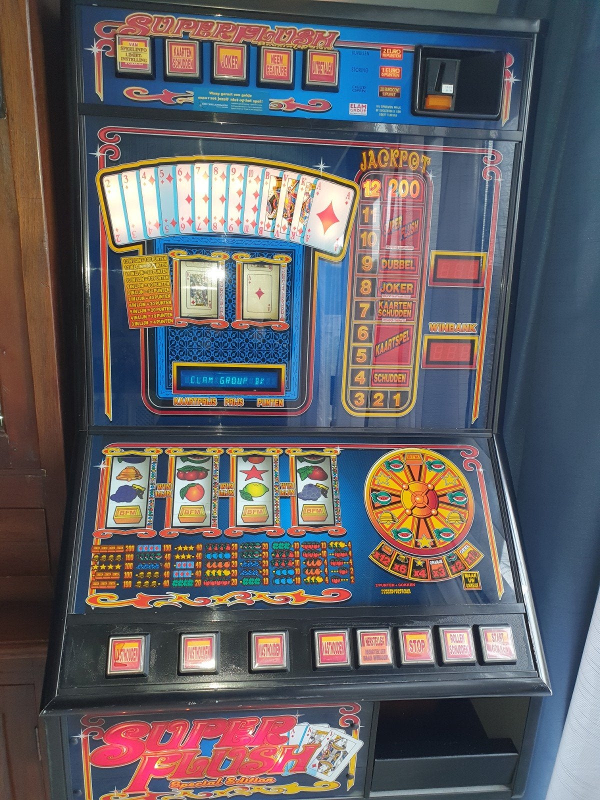 Super Flush Special Edition gokkast, Verzamelen, Automaten | Gokkasten en Fruitautomaten, Euro, Ophalen, Gebruikt, Met sleutels
