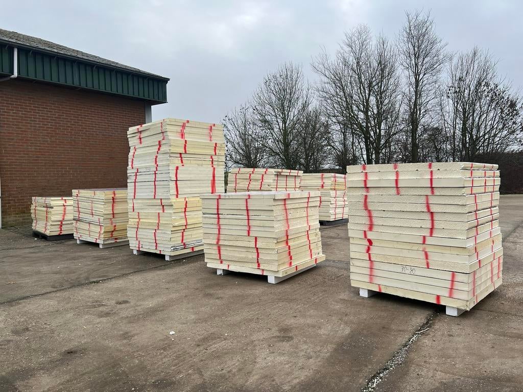 B/C-keus Pir Afschot 2-zijdig Aluminium afmeting 120x120, Doe-het-zelf en Verbouw, Isolatie en Afdichting, Nieuw, Hardschuim (Pir)