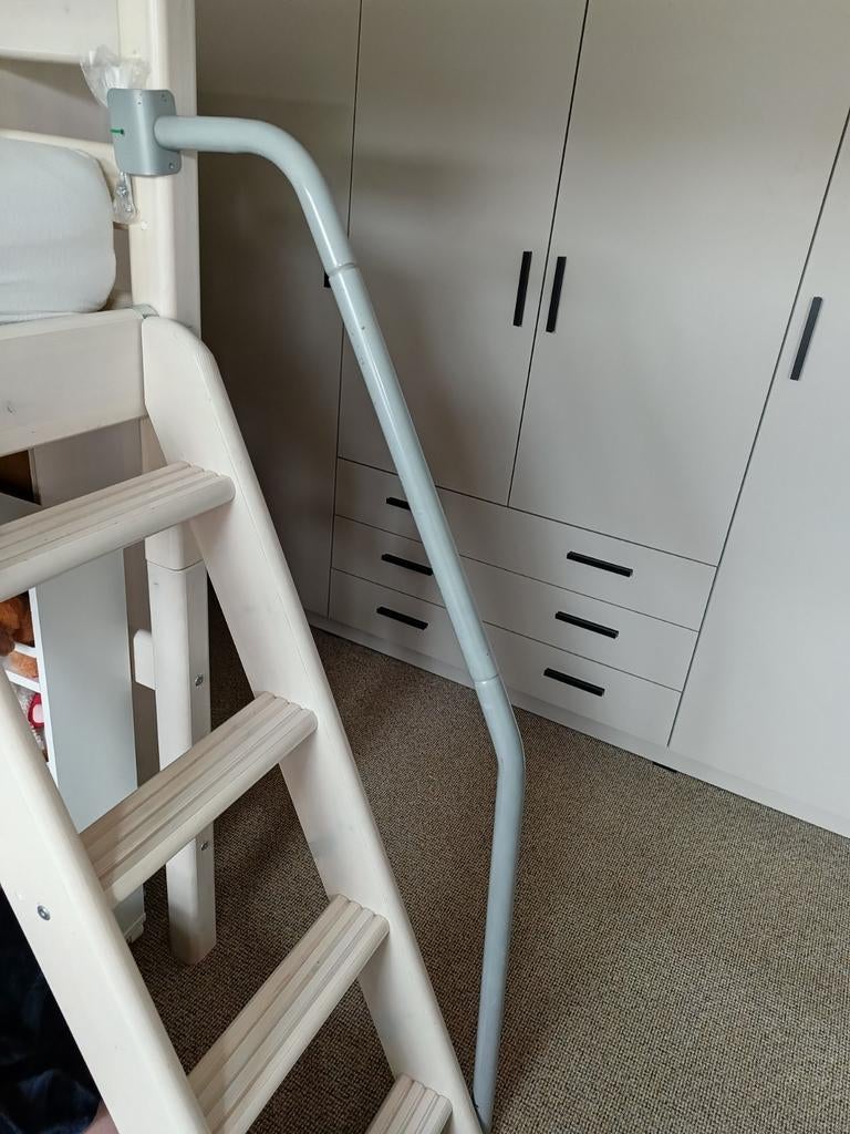 Leuning Flexa ladder, Ophalen, Eenpersoons, 90 cm, Stapelbed