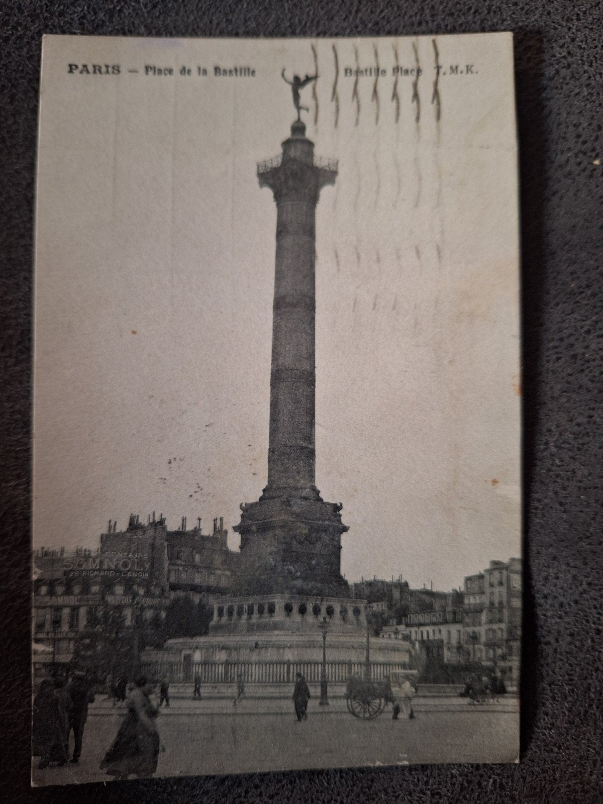 Frankrijk - 75 - Paris - Place de la Bastille - 1926, Ophalen of Verzenden, 1920 tot 1940, Gelopen, Frankrijk