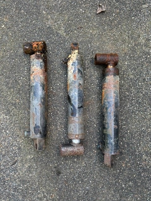 pneumatische cilinders, Ophalen, Gebruikt