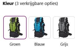 Rugzak backpack hiking XXL 75L blauw groen GRATIS VERZENDEN!, Overige merken, 40 cm of meer, Verzenden, Nieuw