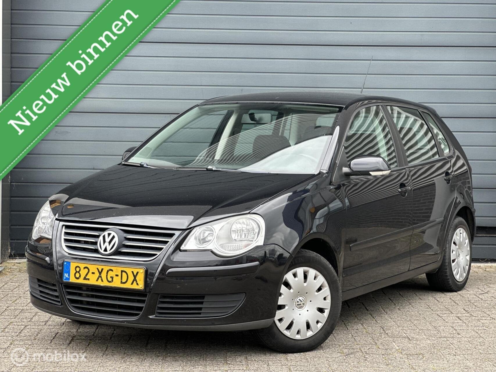 Volkswagen Polo 1.2-12V Optive | Airco | NIeuwe APK, Voorwielaandrijving, 540 kg, 1198 cc, Zwart