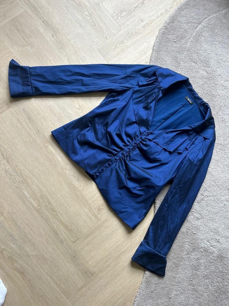Vera Mont Blouse Blauw Maat L, Ophalen of Verzenden, Zo goed als nieuw, Maat 38/40 (M), Blauw