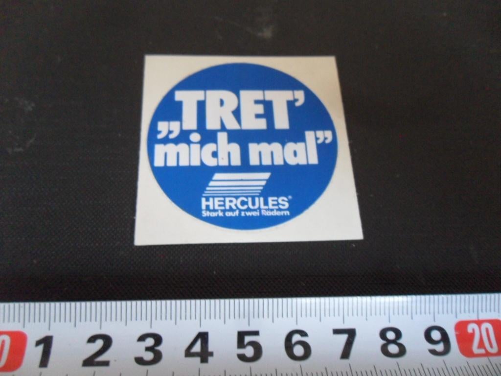 sticker TRET mich mal Hercules, Ophalen, Zo goed als nieuw
