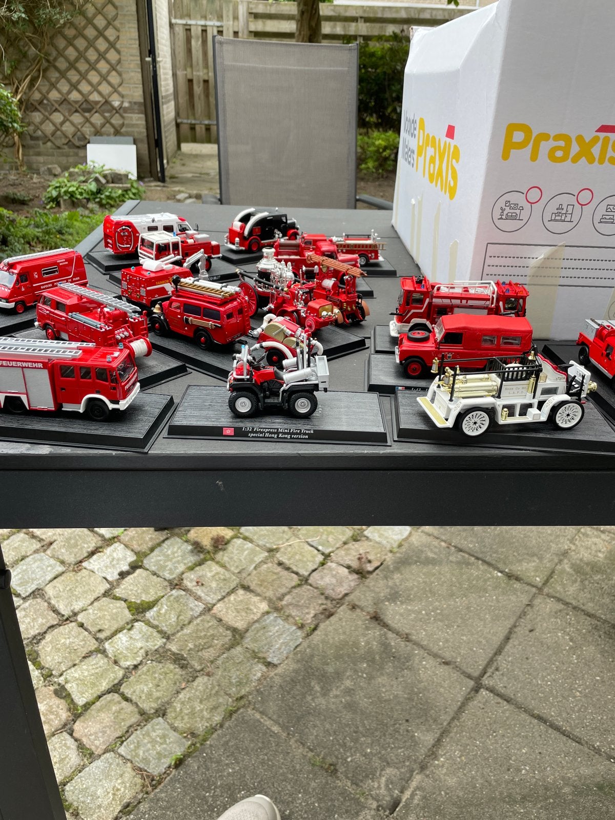 Verzameling brandweerauto's schaalmodellen, Overige merken, 1:32 tot 1:50, Ophalen of Verzenden, Zo goed als nieuw