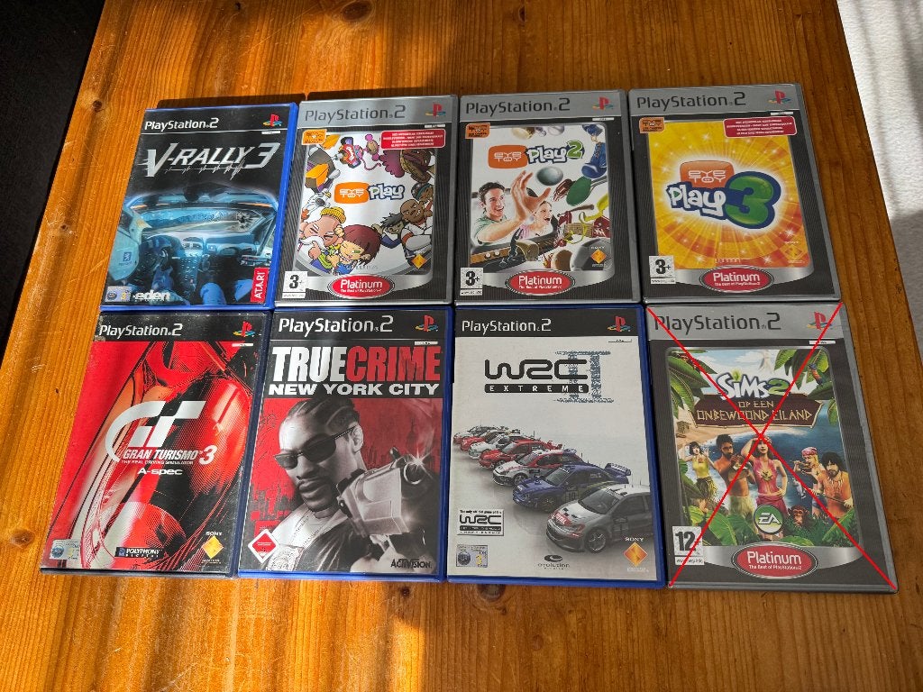 Sony Playstation 2 Games, Spelcomputers en Games, 1 speler, Ophalen, Gebruikt, Vanaf 3 jaar