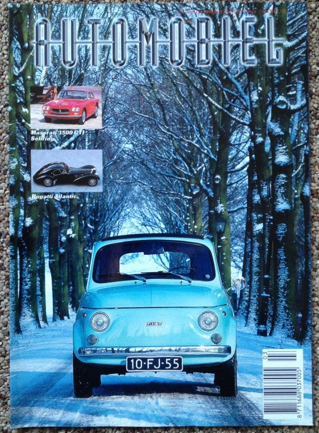 Automobiel: Fiat Nuova 500, Bugatti Atlantic, Mercedes 500 K, Ophalen of Verzenden, Zo goed als nieuw, Algemeen