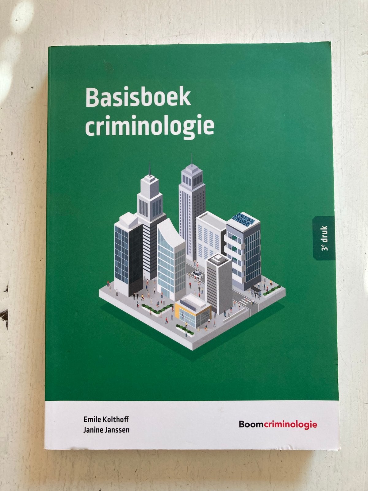Basisboek criminologie - Emile Kolthoff & Janine Janssen, Boeken, Ophalen of Verzenden, Gamma, Zo goed als nieuw, HBO