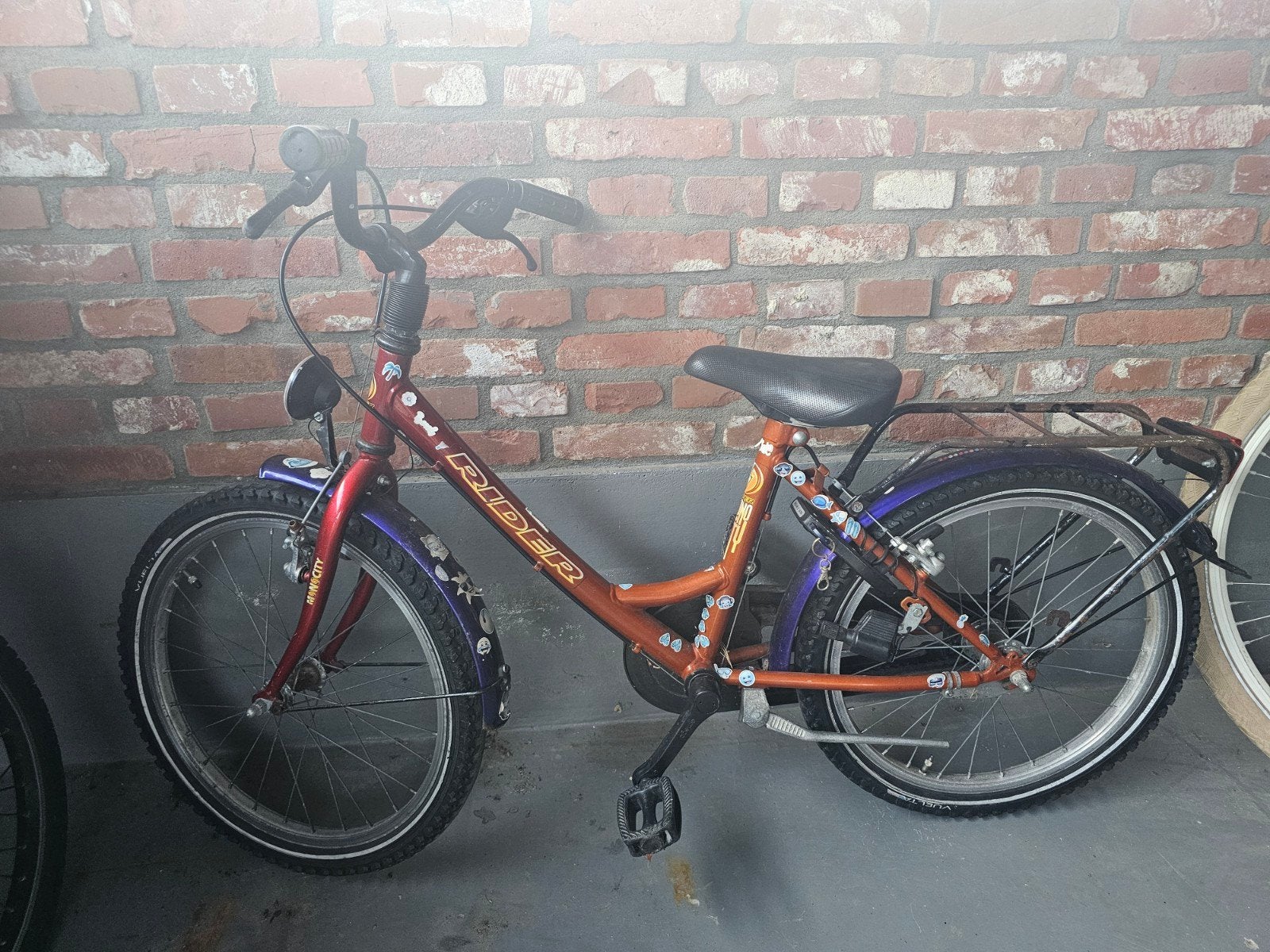 Kinderfiets 20 inch - RIDER - Gebruikt, Fietsen en Brommers, Velgrem, RIDER, Ophalen of Verzenden, 16 tot 20 inch