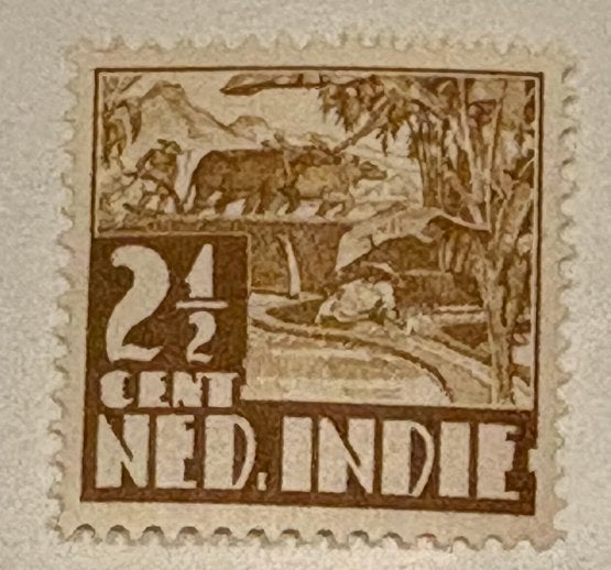 Nederlands-Indië 2.5 cent postzegel, Ophalen of Verzenden, Postfris, Nederlands-Indië