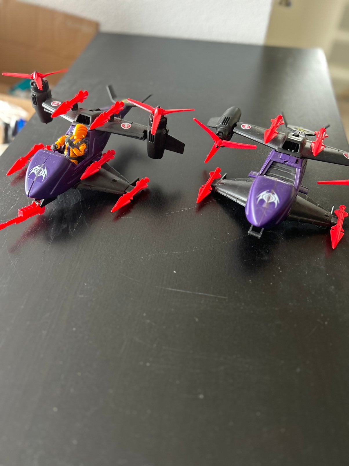 G.I. Joe Cobra F.A.N.G. II vliegtuigen 2 stuks, Ophalen of Verzenden, Gebruikt