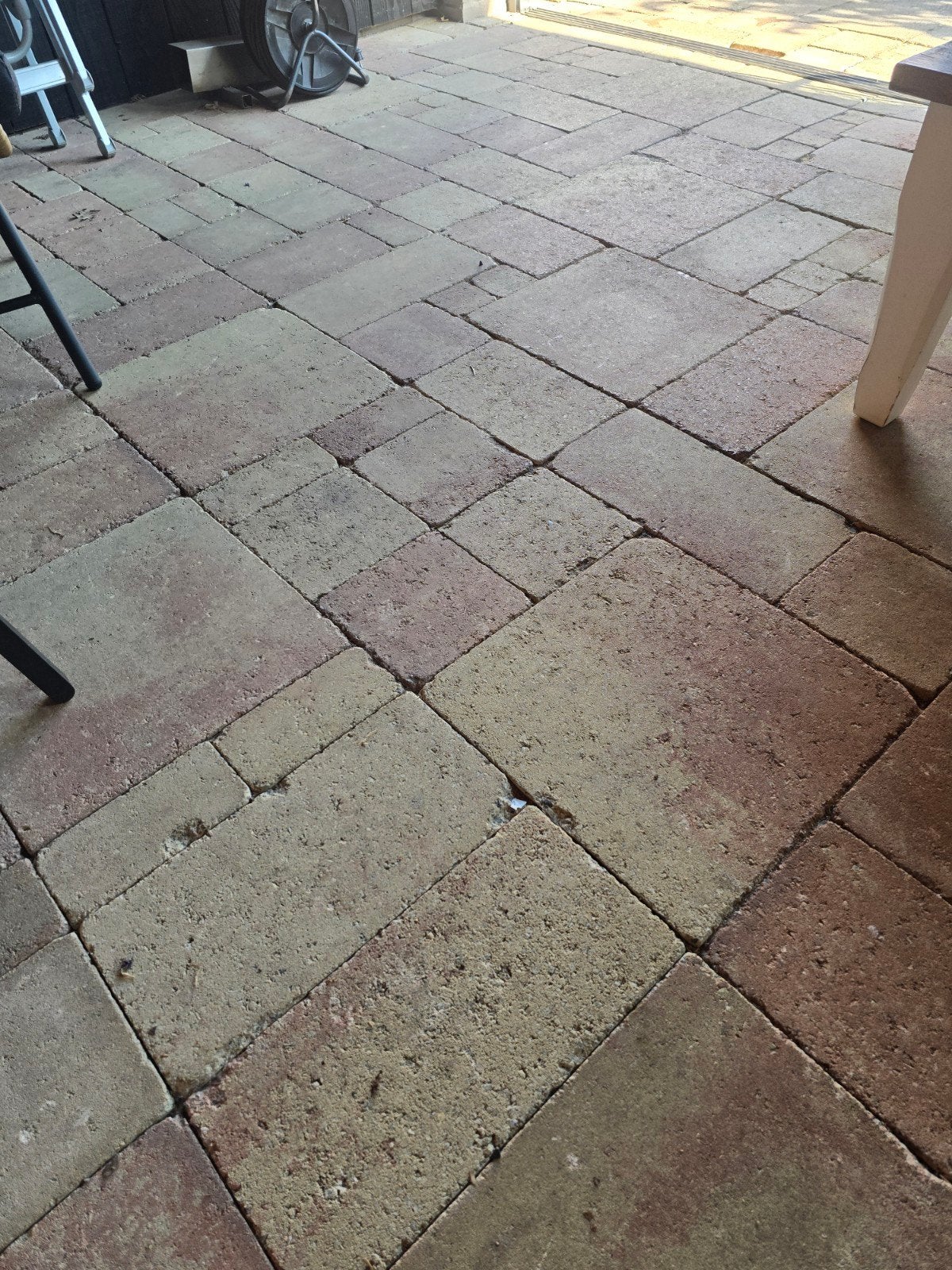 Wildverband 6cm rood/geel door en door gekleurd, Tuin en Terras, Ophalen, Beton, Terrastegels
