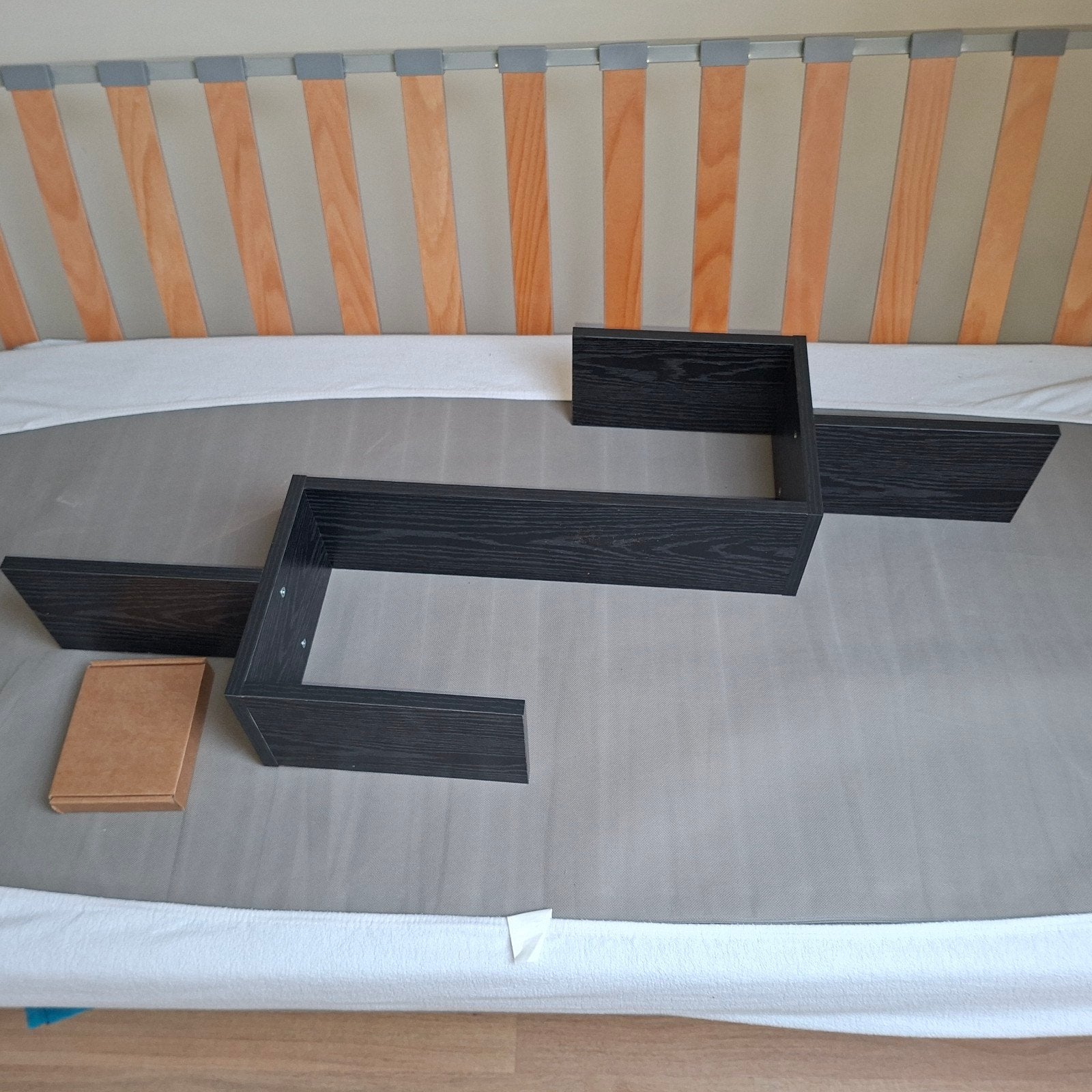Nieuwe Zwarte Zwevende Wandplank - Nooit Gebruikt, Ophalen, Nieuw