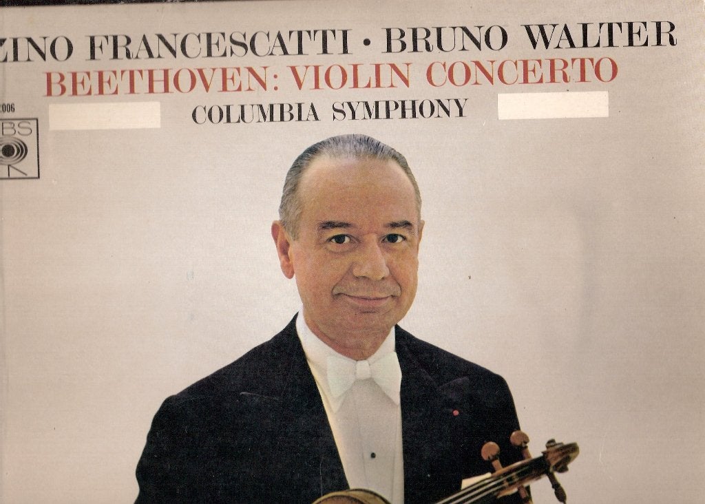 Francescatti & Walter / Beethoven Violin Concerto CBS 72006, Ophalen, Gebruikt, Overige formaten, Overige typen