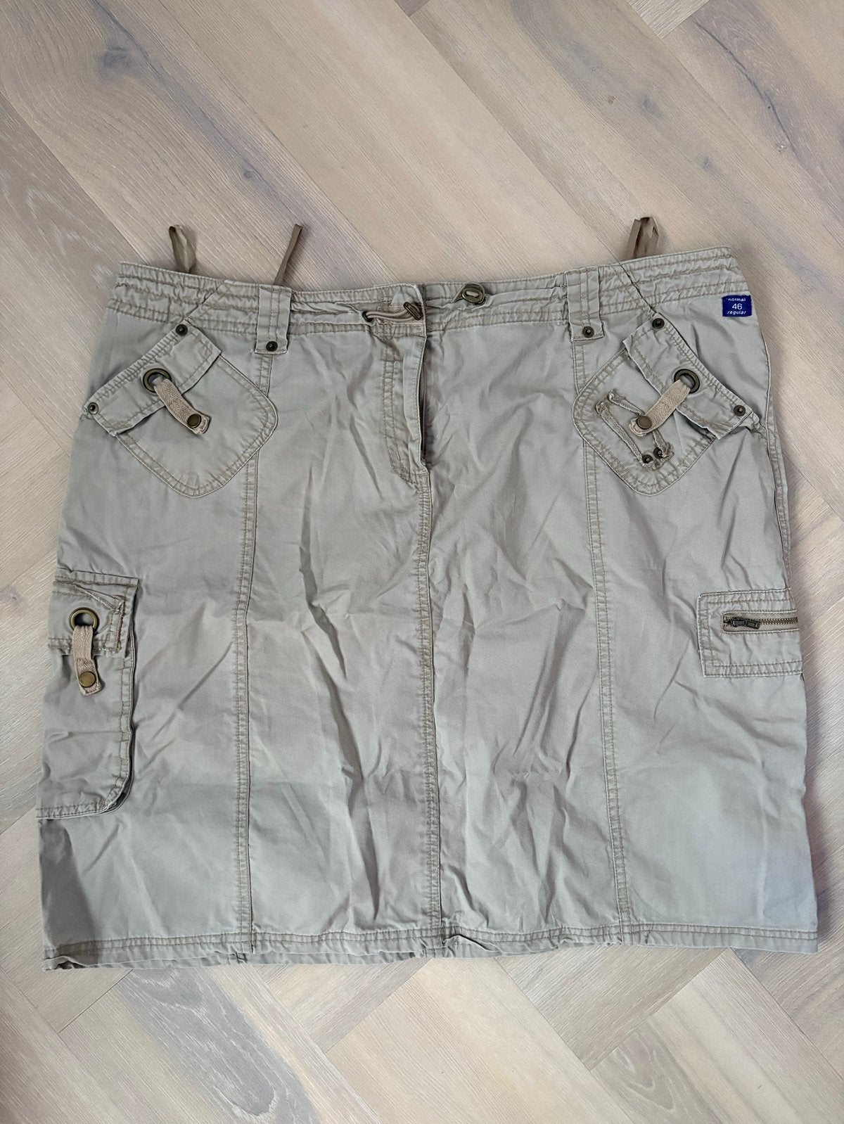 Casa Blanca Cargo Rok Maat 46 in Zeer Goede Staat, Kleding | Dames, Verzenden, Beige, Maat 46/48 (XL) of groter, Zo goed als nieuw