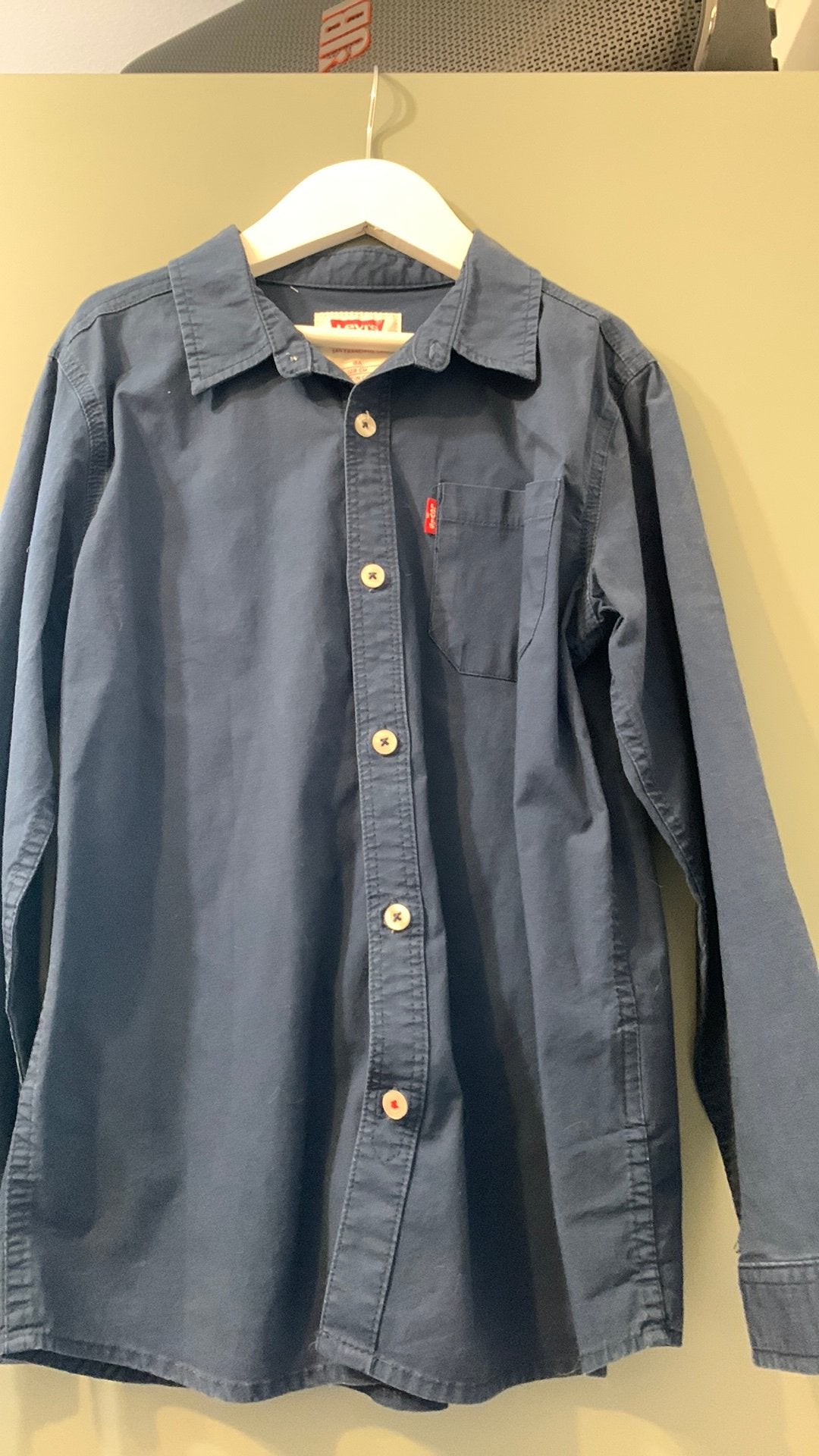 Levis overhemd, Ophalen of Verzenden, Zo goed als nieuw, Jongen, Overhemd of Blouse