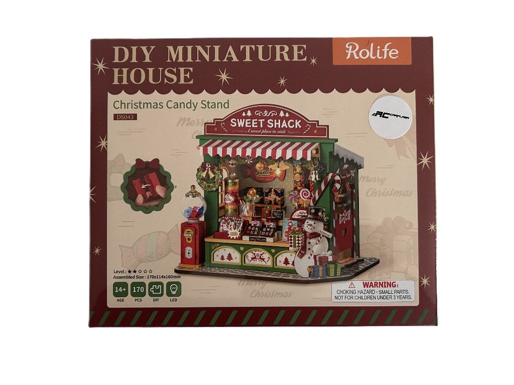 Robotime Christmas Candy Stand, Verzenden, Nieuw, Knutselwerk