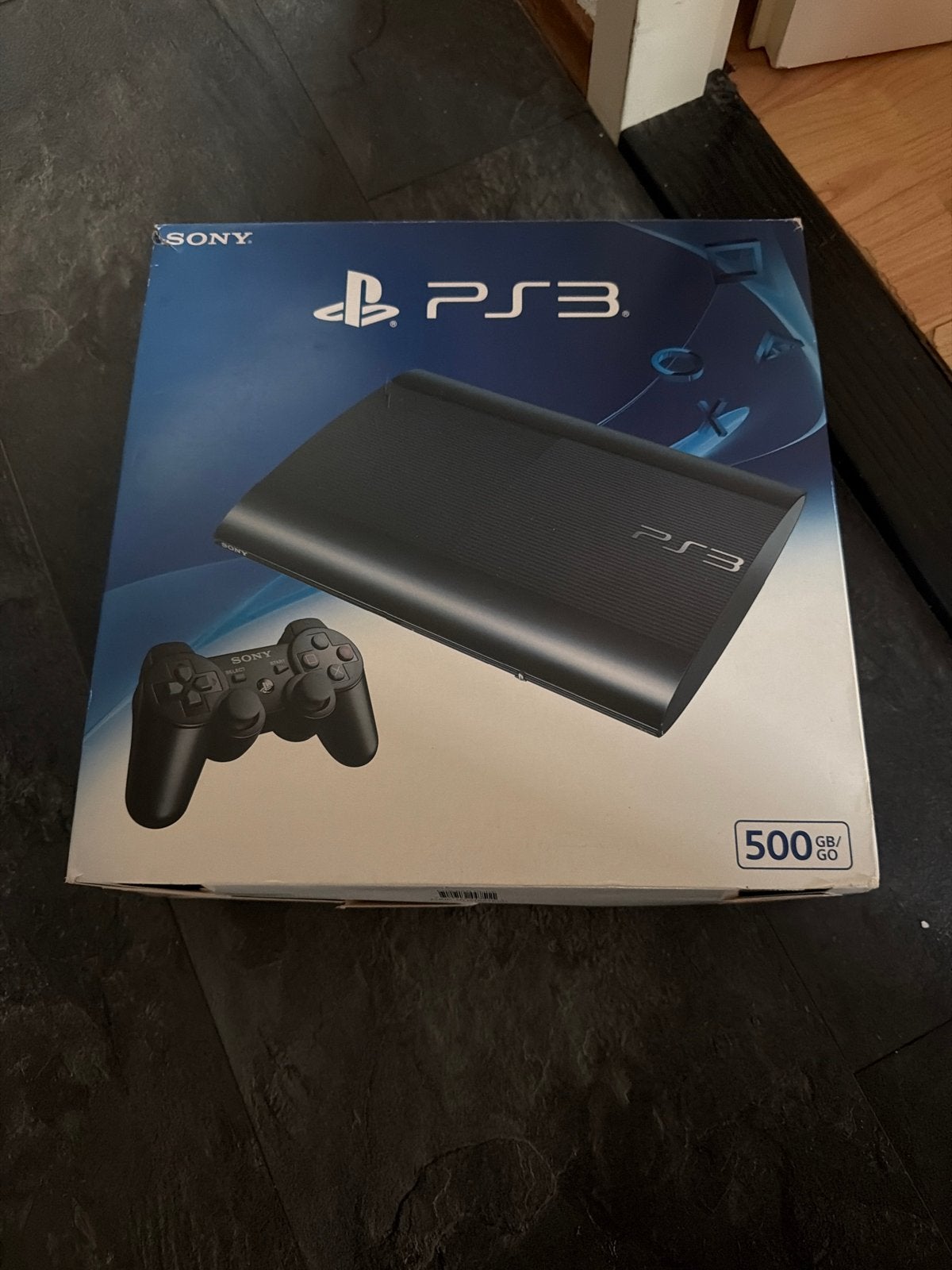 Sony PlayStation 3 Super Slim 500GB in doos, Super Slim, Ophalen of Verzenden, Zo goed als nieuw, 500 GB