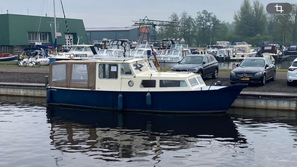 Te koop ten Broeke stalen kruiser 10mtr diesel, Gebruikt, Staal, 50 pk of meer, Diesel