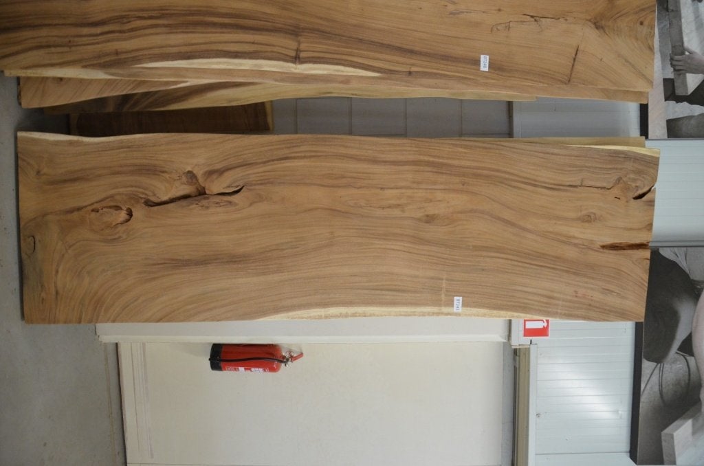 Boomstamtafel 300 cm suar -BT 241 - 3 meter boomstamtafel, Huis en Inrichting, Overige houtsoorten, Vijf personen of meer, Rechthoekig