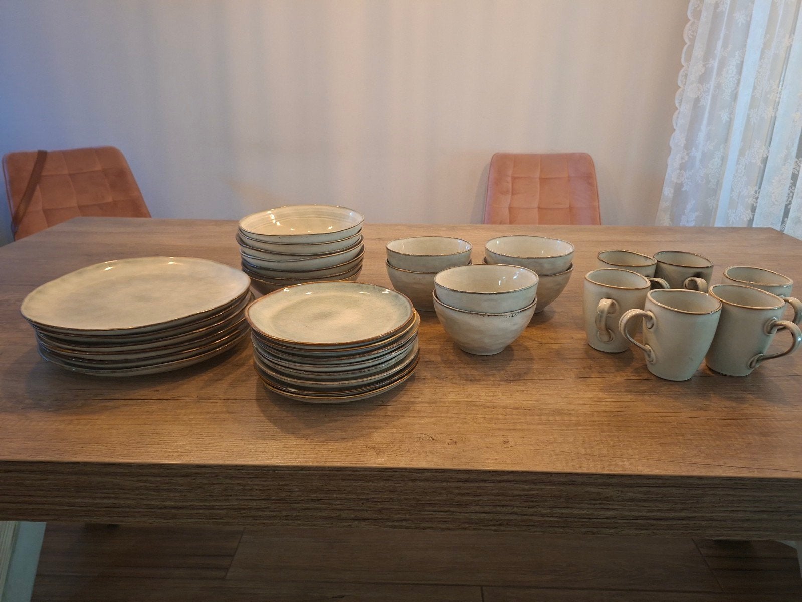 servies, Ophalen, Aardewerk, Overige stijlen, Bord(en)