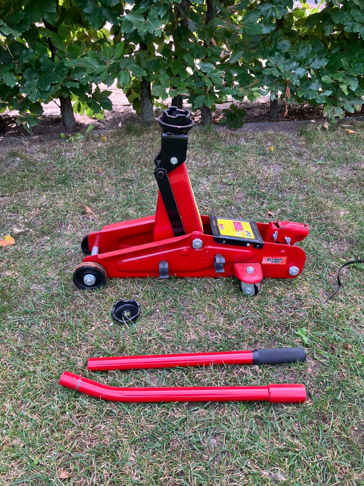 Hydraulische krik 2 ton, Ophalen, Zo goed als nieuw, Hydraulisch, Garagekrik