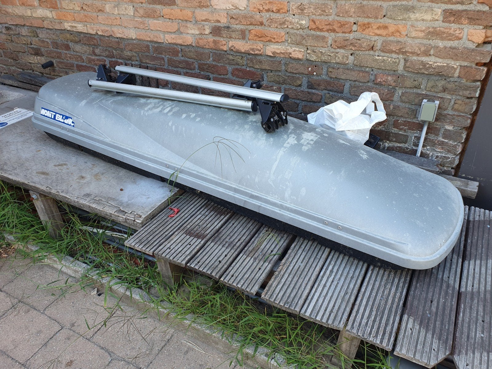 ski box en dakdragers astra h, Auto diversen, Dakkoffers, Ophalen of Verzenden