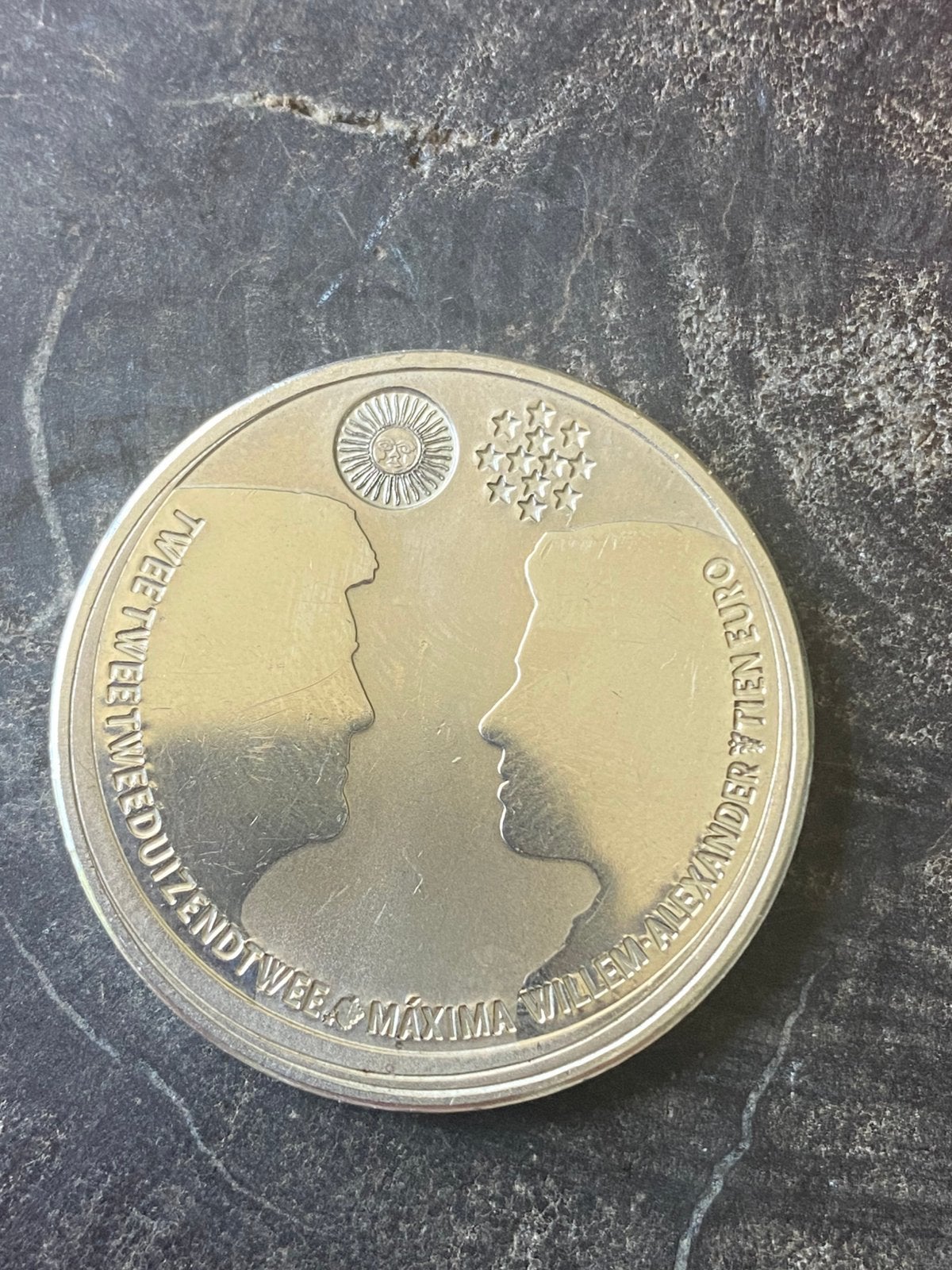 Zilveren 10 euro munt 2002, Ophalen of Verzenden, Koningin Beatrix, Euro's
