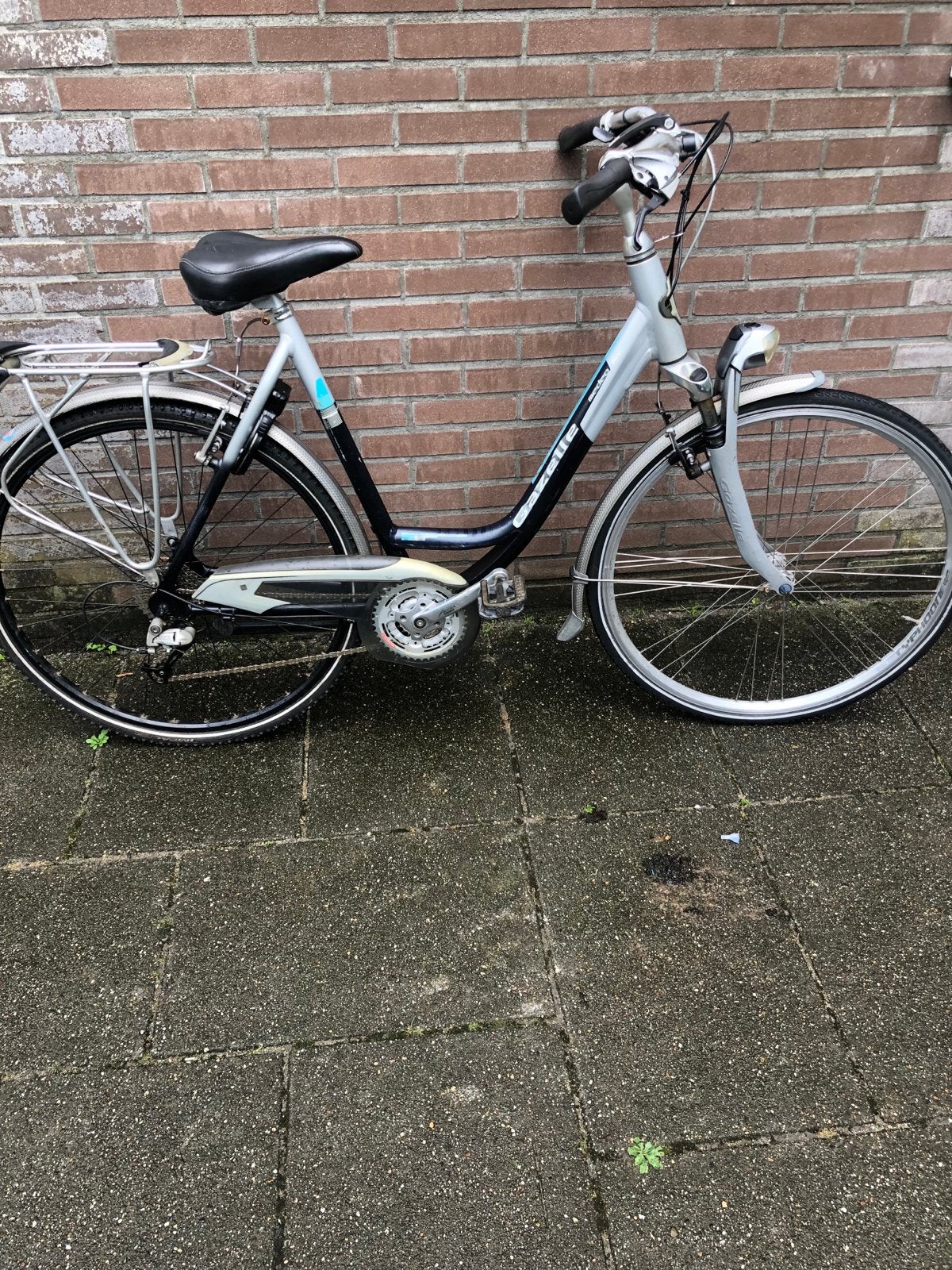 Gazelle damesfiets met versnellingen en lage instap, Velgrem, Ophalen of Verzenden, Gazelle, 53 tot 56 cm