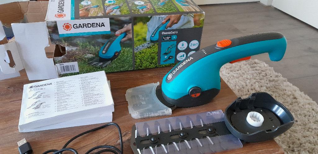 GARDENA 18V grasschaar acc-u ComfortCut, Ophalen of Verzenden, Zo goed als nieuw, Overige soorten, GARDENA