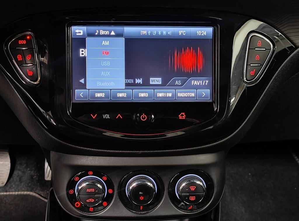 Opel ADAM 1.0T Rocks - Navi- Cabrio - Stoelverw., Auto's, Opel, Voorwielaandrijving, ADAM, Gebruikt, Zwart