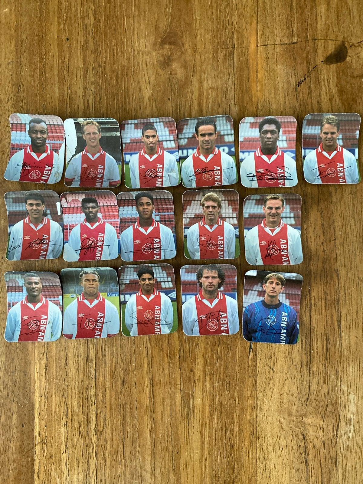Ajax Voetbal magneet plaatjes - Vintage Collectie, Ophalen of Verzenden, Zo goed als nieuw, Ajax