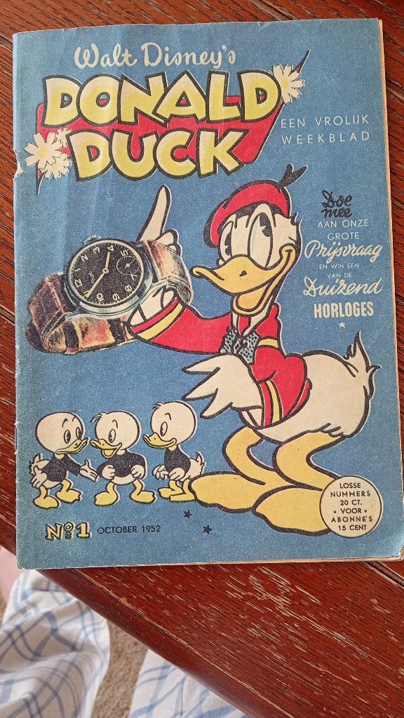 De eerste Donald duck, Verzamelen, Ophalen of Verzenden, Zo goed als nieuw