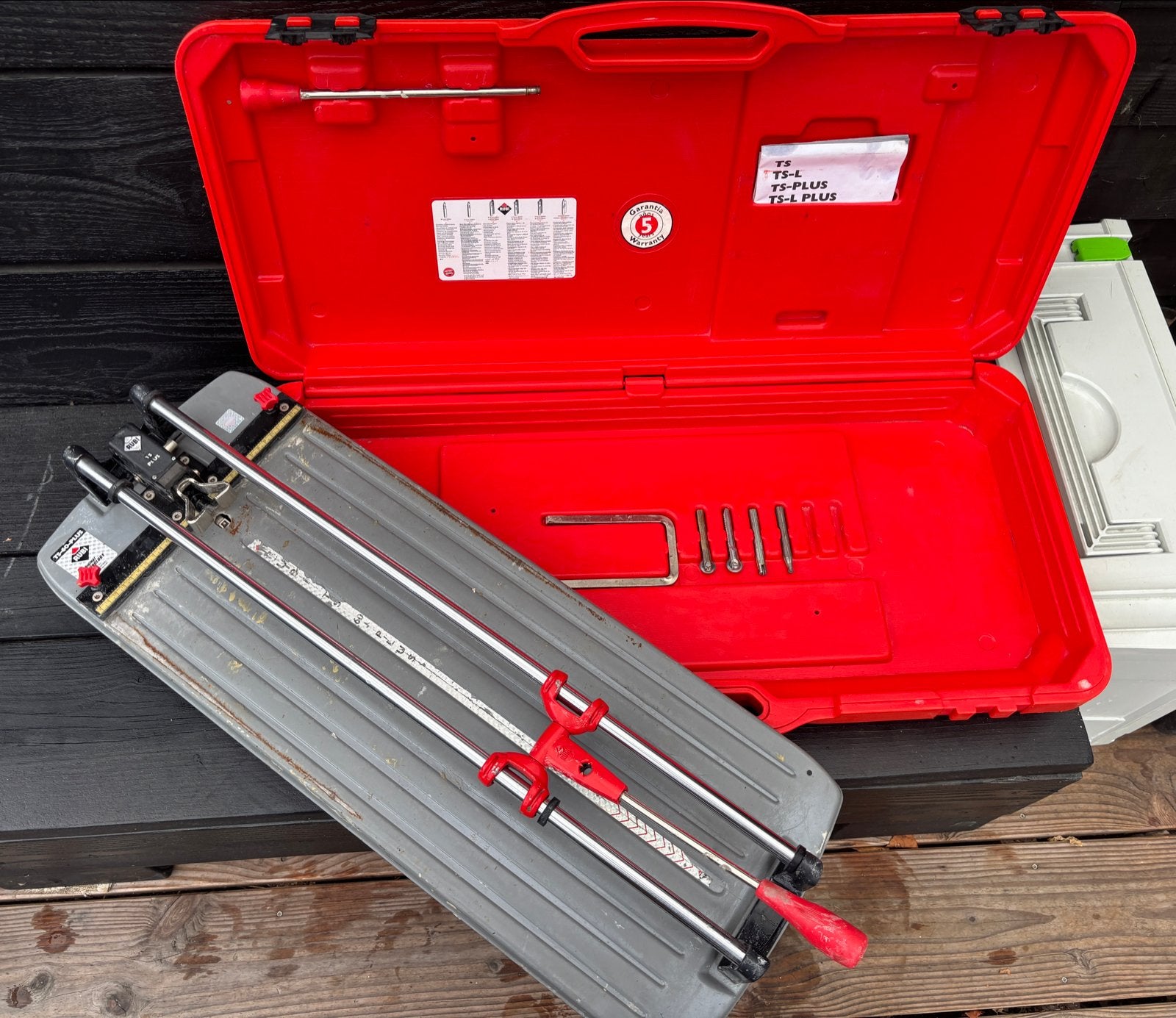 Rubi TS-60 Tegelsnijder met koffer - Gebruikt, Ophalen, Gebruikt, Snijgereedschap, Rubi