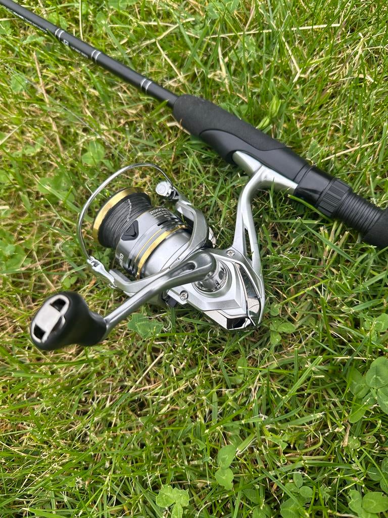Complete Vishengel Set: Shimano Sedona, Spro Powercatcher, Watersport en Boten, Hengelsport | Algemeen, Zo goed als nieuw, Complete hengel