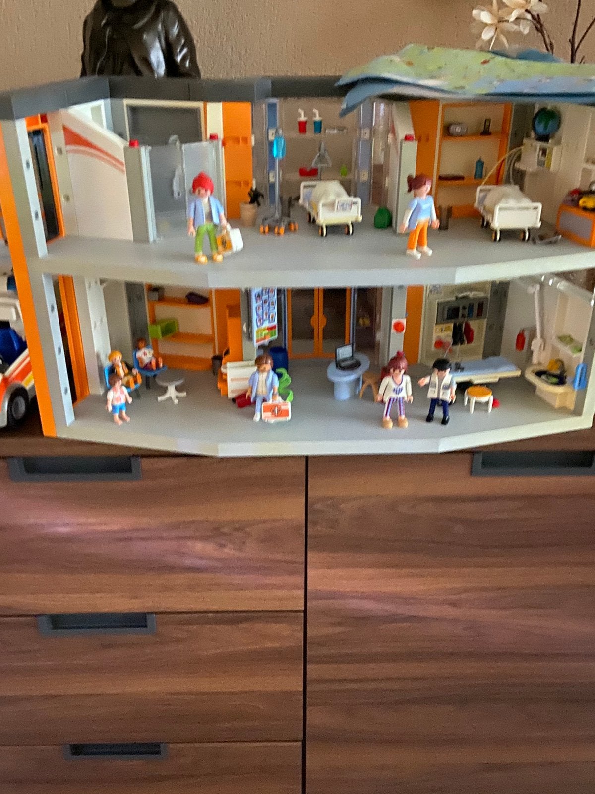 Playmobil Ziekenhuis met Ambulance, Ophalen of Verzenden, Gebruikt