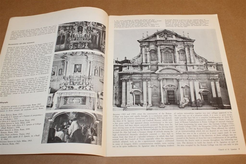 St. Ignatiuskerk Rome — Barokke Kunst & Architectuur 1968 EN, Ophalen of Verzenden, Gelezen, Overige onderwerpen