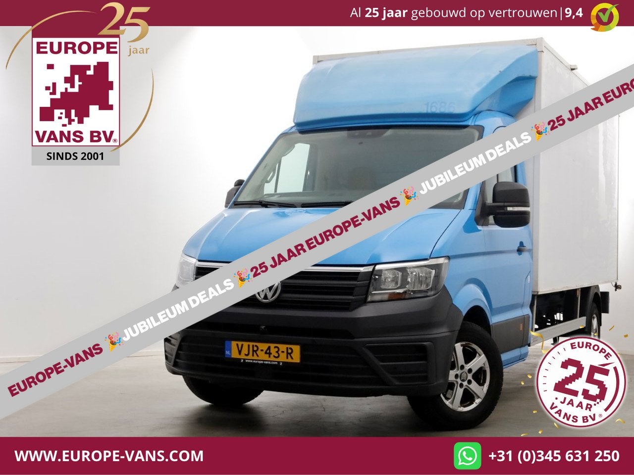Volkswagen Crafter 35 2.0 TDI E6 Bakwagen met achterdeuren 2, Voorwielaandrijving, Gebruikt, 4 cilinders, 2500 kg