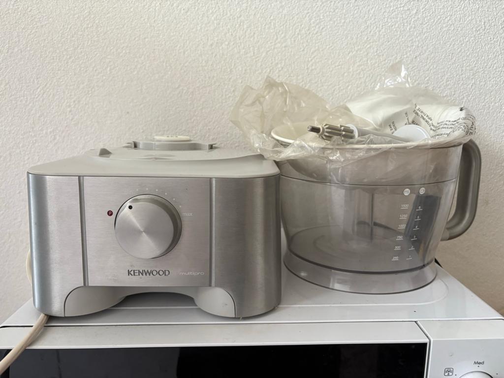 Kenwood Multipro Foodprocessor - Zo goed als nieuw, Witgoed en Apparatuur, Keukenmixers, Ophalen, 3 snelheden of meer, Zo goed als nieuw