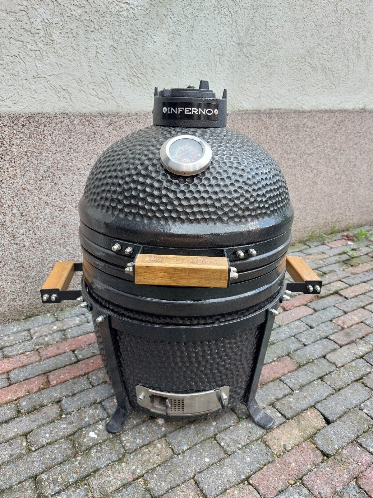 Kamado BBQ met Big Green Egg Houtskool., Ophalen, Gebruikt, Inferno