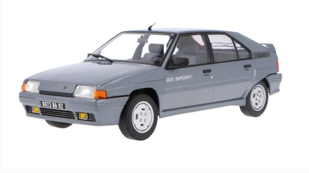 Citroen BX Sport '85 Fox Grijs NOREV schaal 1/18 ref. 181690, Hobby en Vrije tijd, Modelauto's | 1:18, Verzenden, Nieuw, Auto